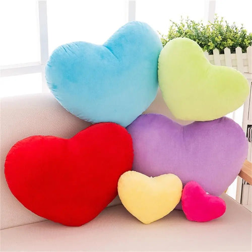 Heart-Shaped Soft Decorative Pillow